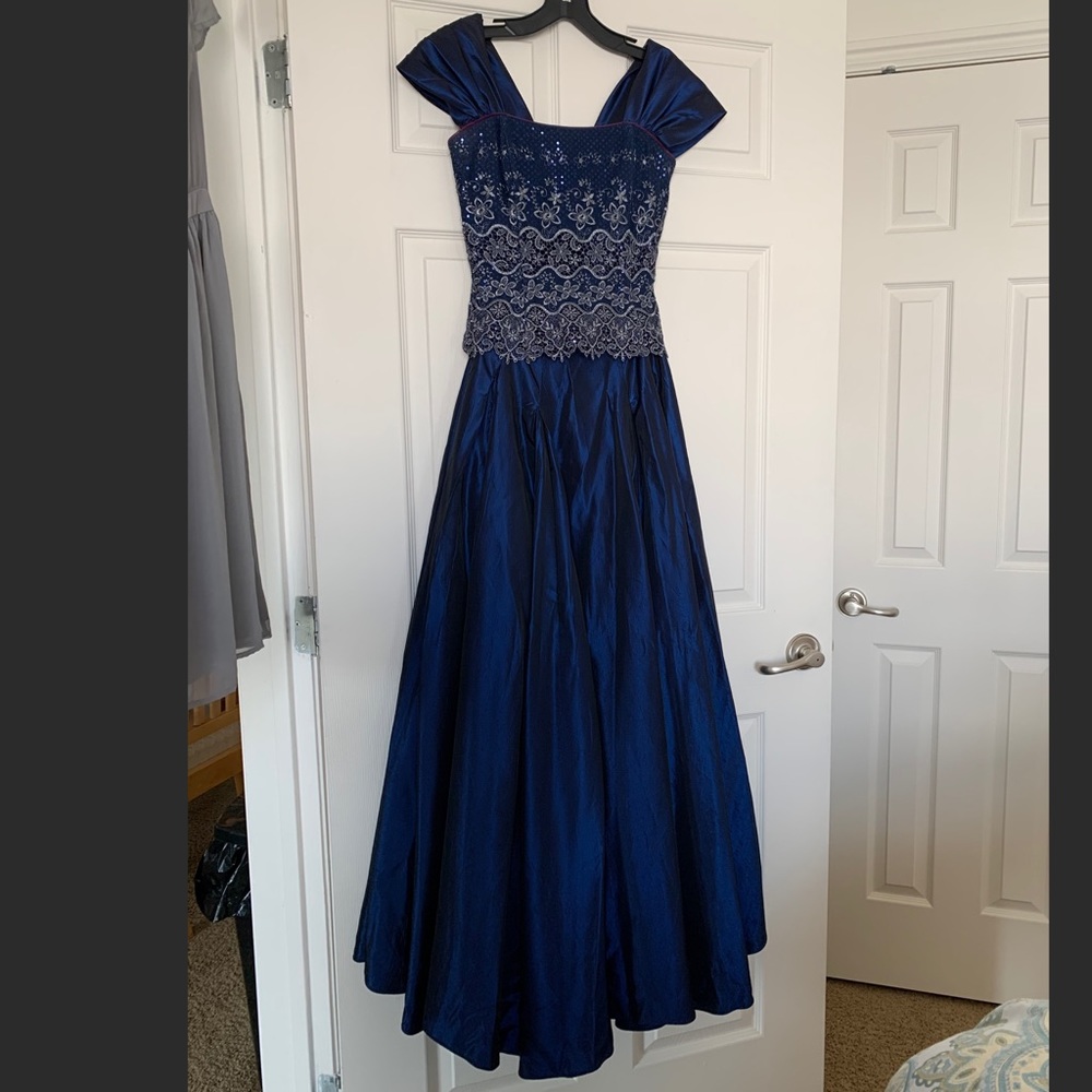 Navy Blue Prom Dress